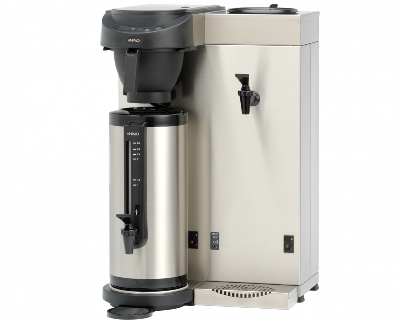 Animo MT200W Coffee Brewer for Thermos Container with No-Drip Tap