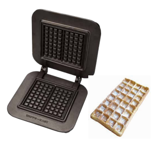 Neumarker NEE-32-40725 - Kant Waffle Interchangeable Plate