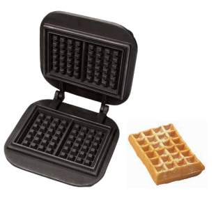 Neumarker NEE-32-40742 - Lorraine Waffle Interchangeable Plate