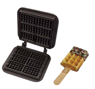 Neumarker NEE-32-40743 - Cream Waffle On A Stick Interchangeable Plate