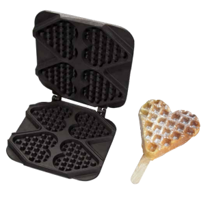 Neumarker NEE-32-40744 - Waffle Heart On A Stick Interchangeable Plate