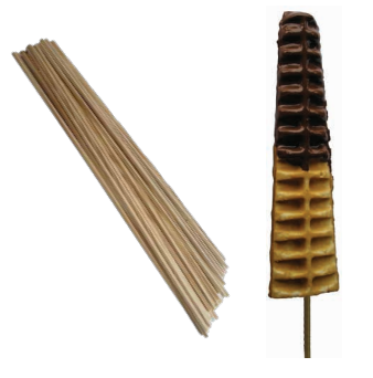 NEP-01-51556 Neumarker Waffle Stick for Lolly Waffles. Box of 1,200 sticks.