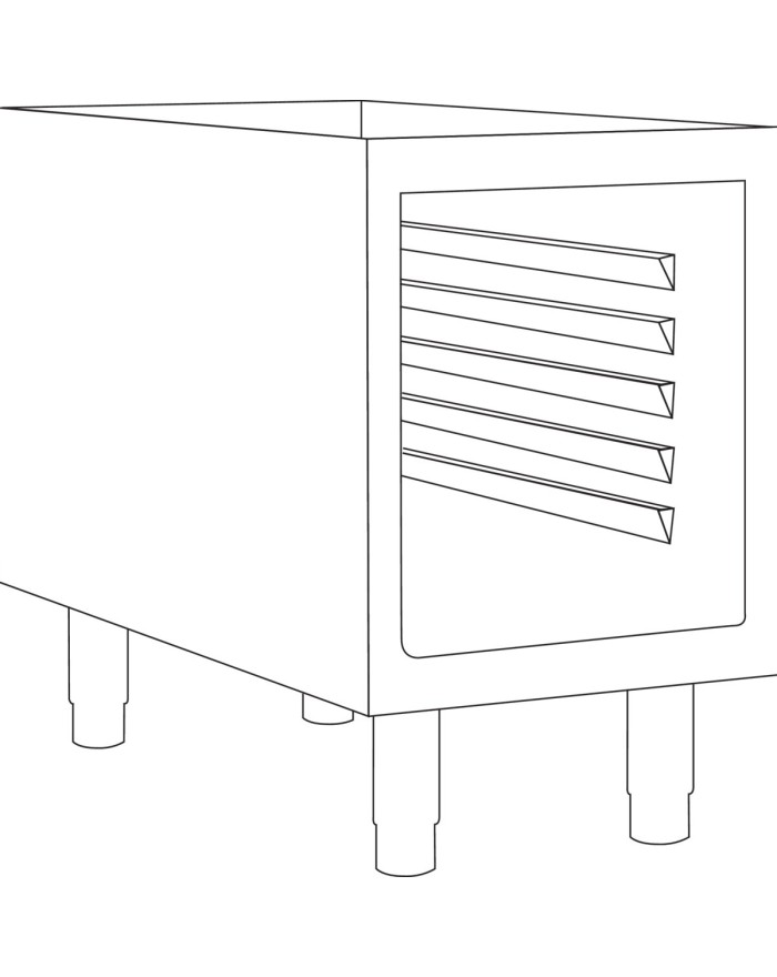 Baron 70VA400 - Neutral Base with Hygienic Finish H2 M40-GN1/1