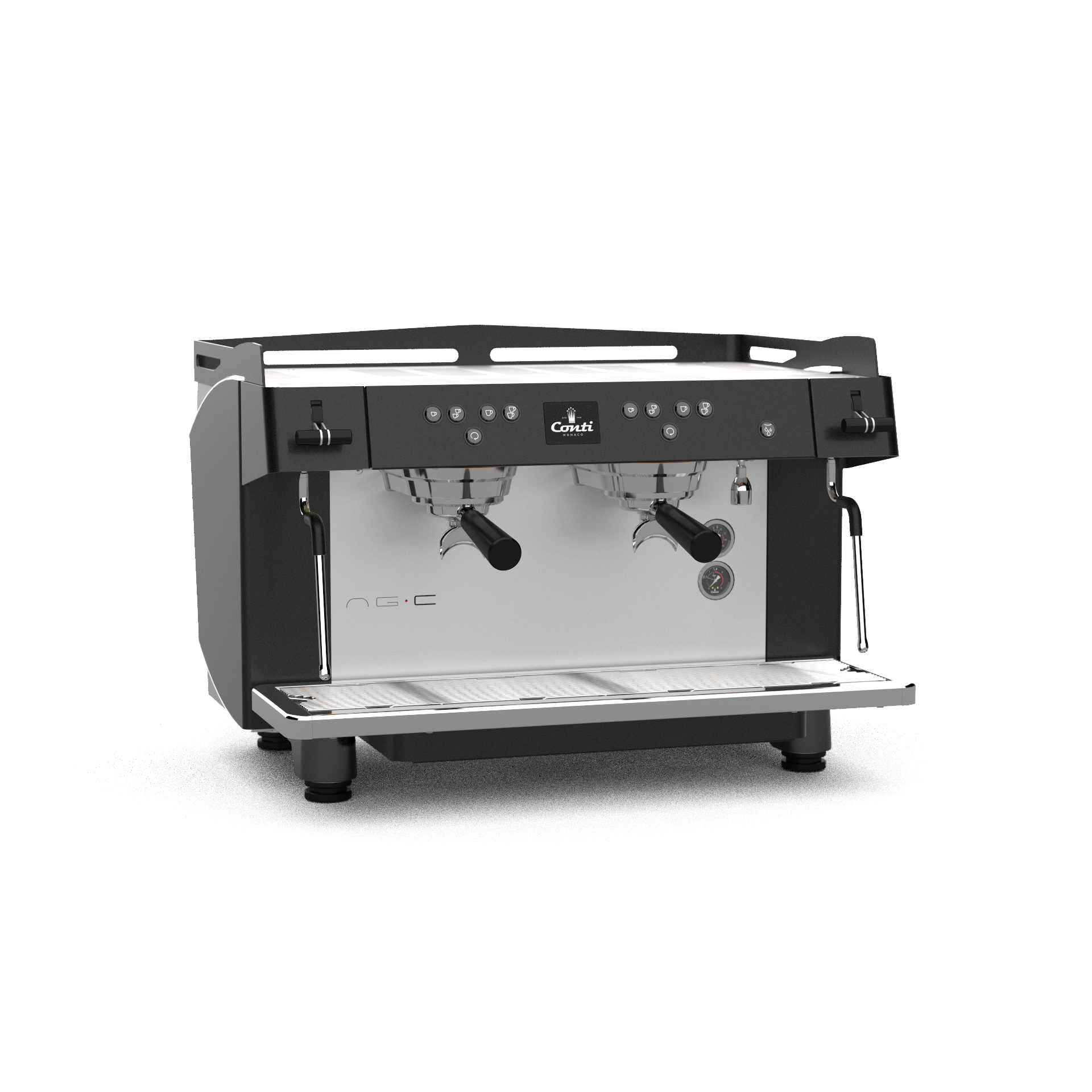 Conti NGC 2 Group Espresso Machine - Black