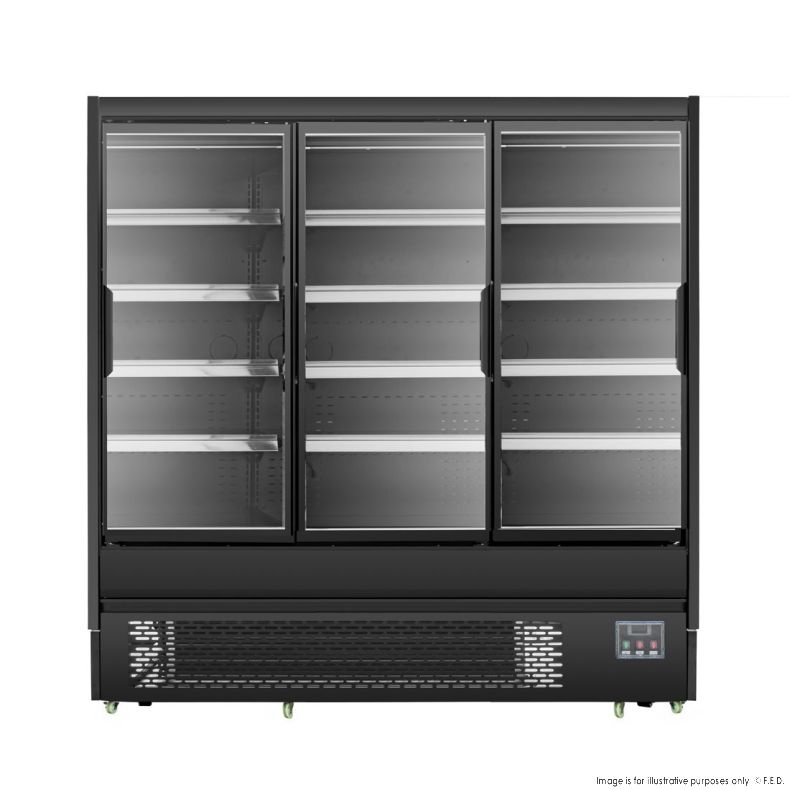 Ex-Showroom: Bonvue 4 Shelves Open Chiller with Tempered Glass Doors - OD-2080P-VIC963
