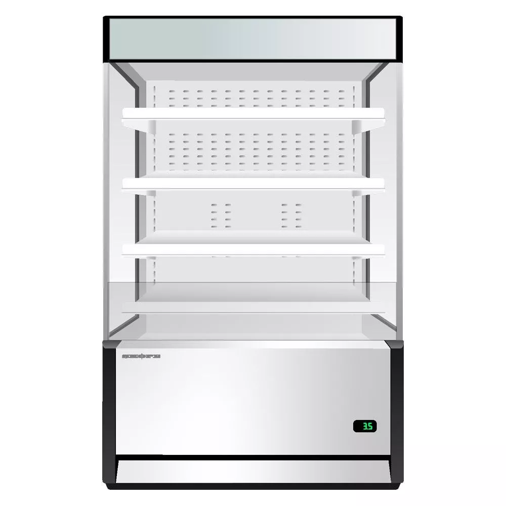 Skope OD1100N.LS.FM Food Merchandising Open Deck Fridge - 1071 Litres - WHITE