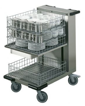 OKO-50-50 - Hupfer Mobile Basket Dispenser. Non-Heated. Suitable For 500 X 500mm baskets
