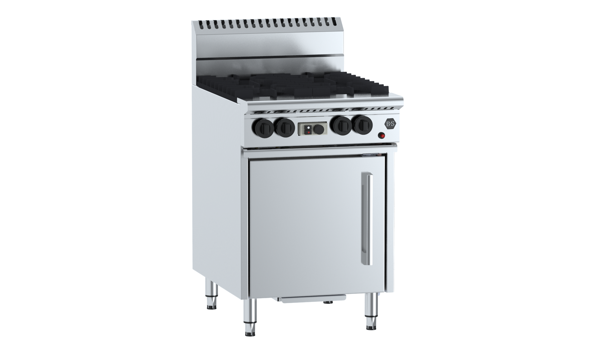 B&S BLACK OV-SB6 Six Burner Oven