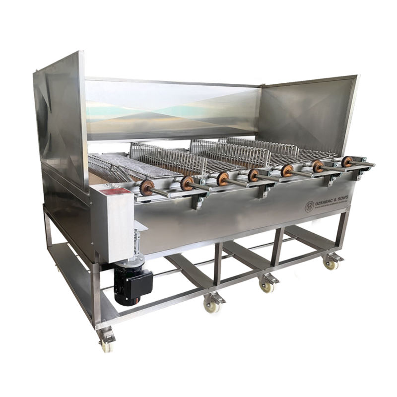 HO5x9 Charcoal Rotisserie 9 Row Rotisserie