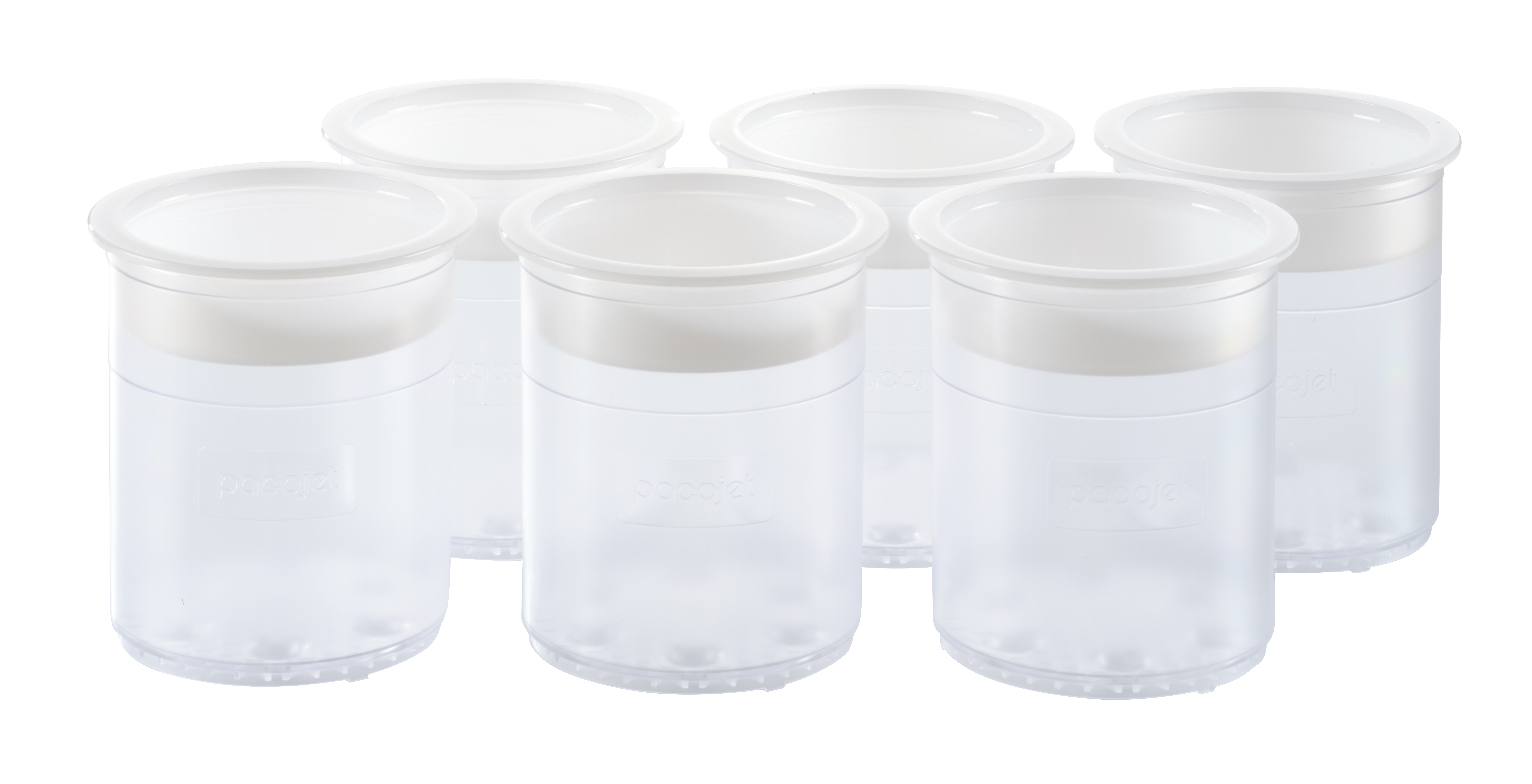 P4SPB6 - PACOJET 4 SYNTHETIC PACOTIZING BEAKERS WITH LIDS - BOX OF 6