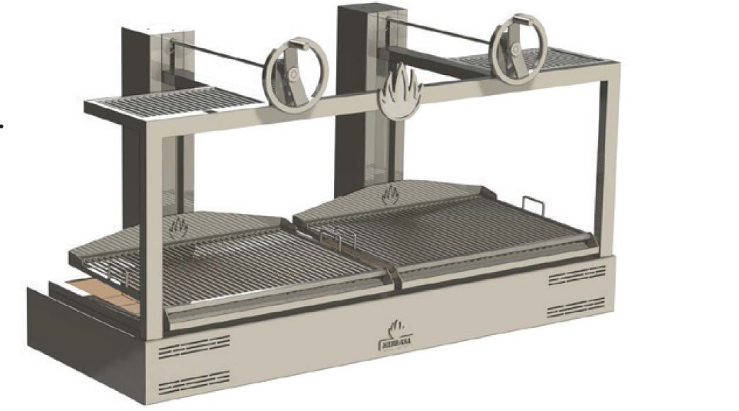 PARRILLA1600 - Mibrasa Parrilla 1.6m