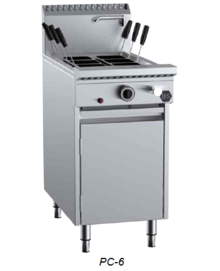 B&S BLACK PC-6 Pasta Cooker 6 Baskets