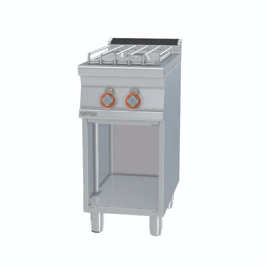 Lotus PC-74GP 2 Burner Gas Range on Base