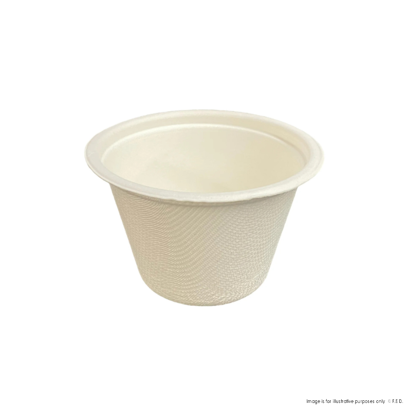 PakMax 4oz Sugarcane Portion Cup - PC-75-4