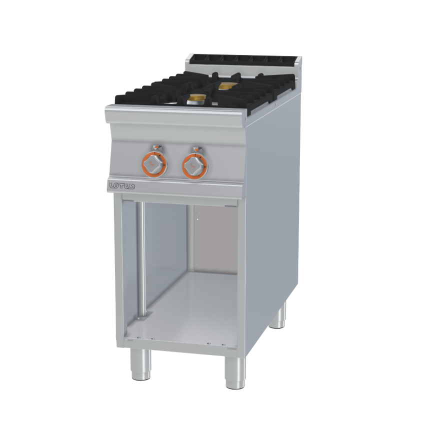 Lotus PC-94G 2 Burner Gas Range on Base