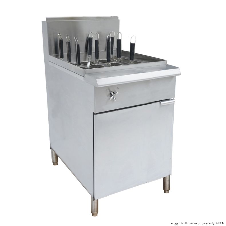 Ex-Showroom: Pan Natural Gas 9 Baskets Pasta and Noodle Cooker - PC150-9-VIC948