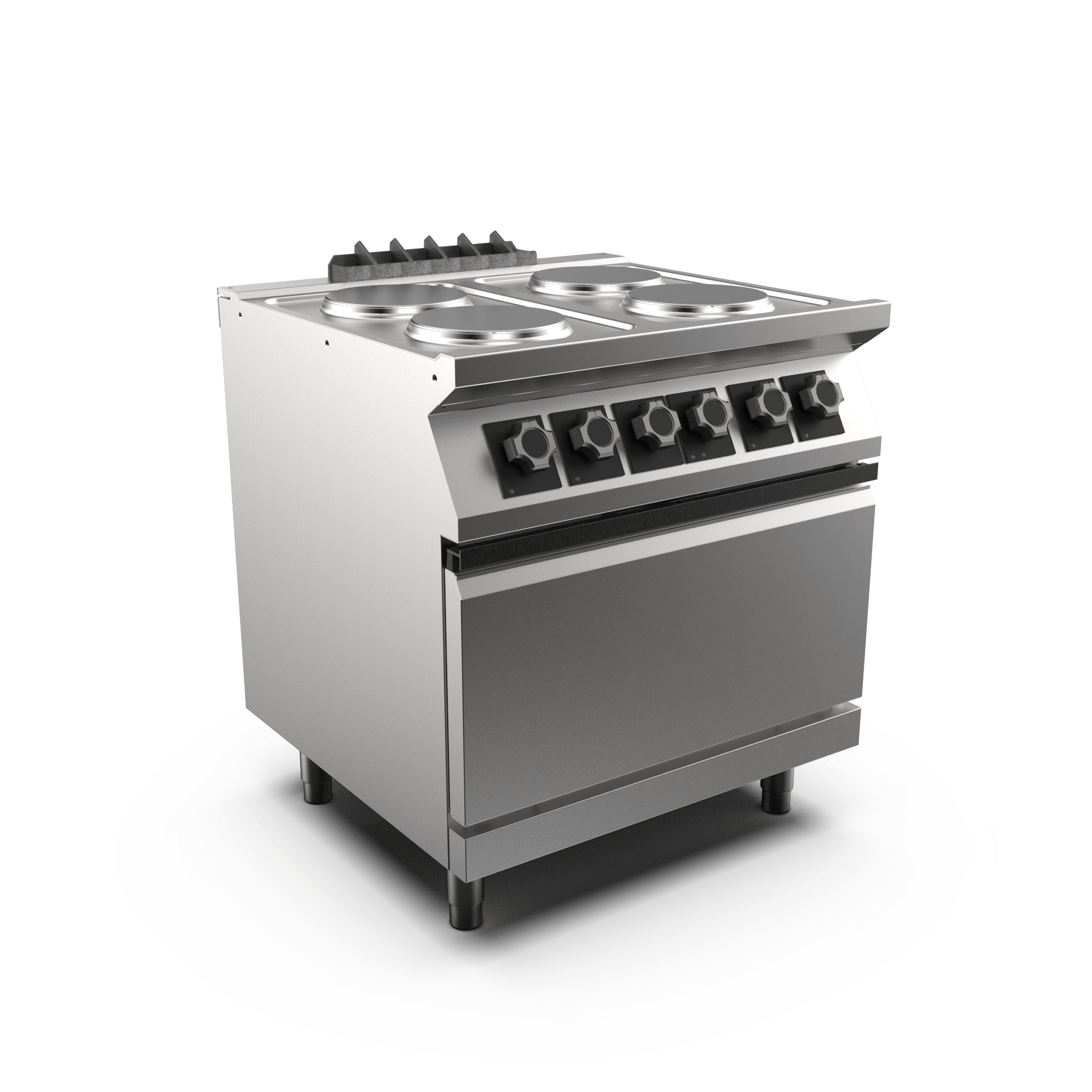 PC78EFEPT - Mareno M1 70 Series 4 Hob Electric circular cook top with static Electric oven r