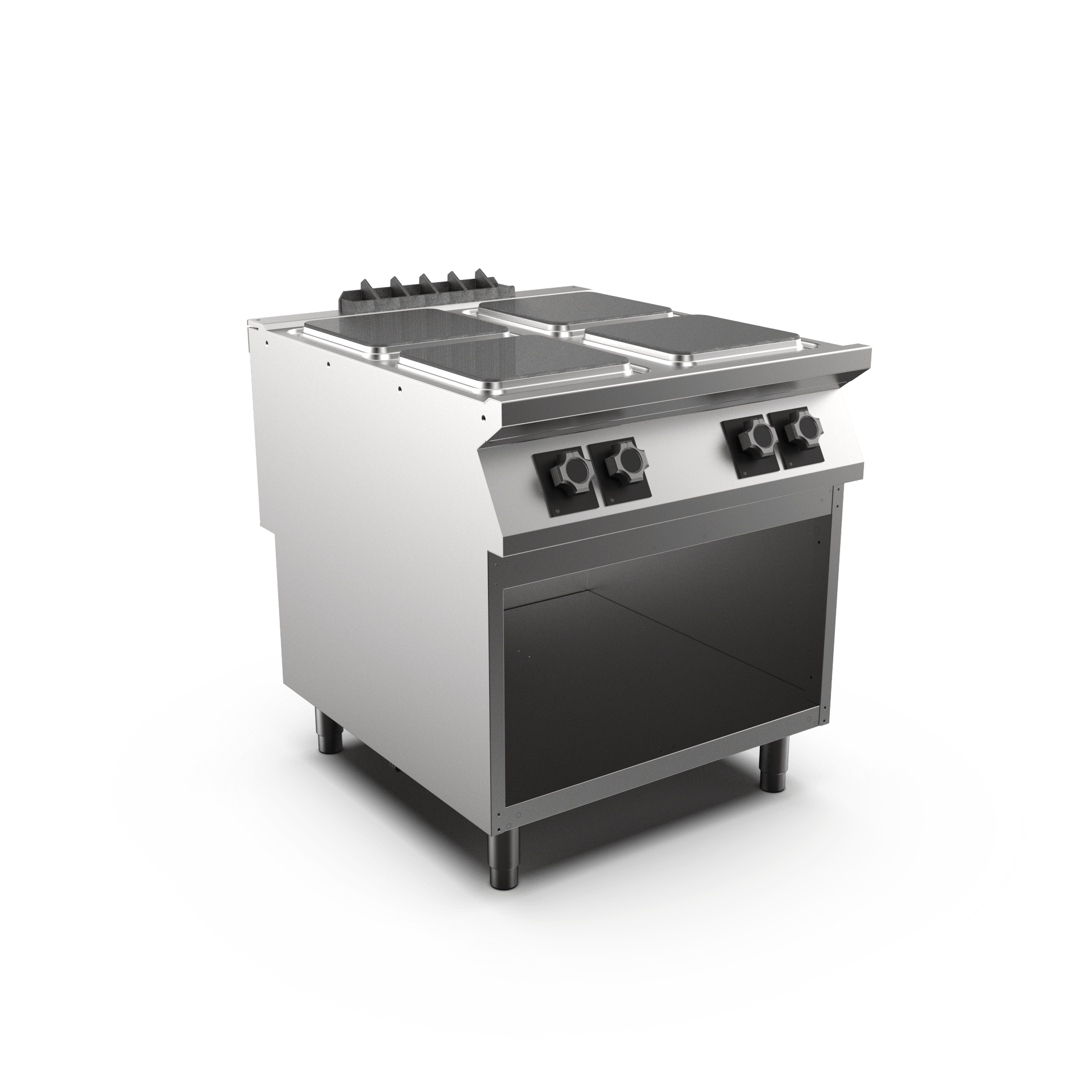 PC98EGPQ - Mareno M1 90 Series 4 Hob Electric square cook top on open stand