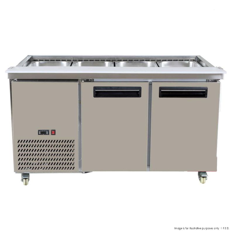 Thermaster Bench Station Two Door 4x1/1 GN Pans PG150FA-B