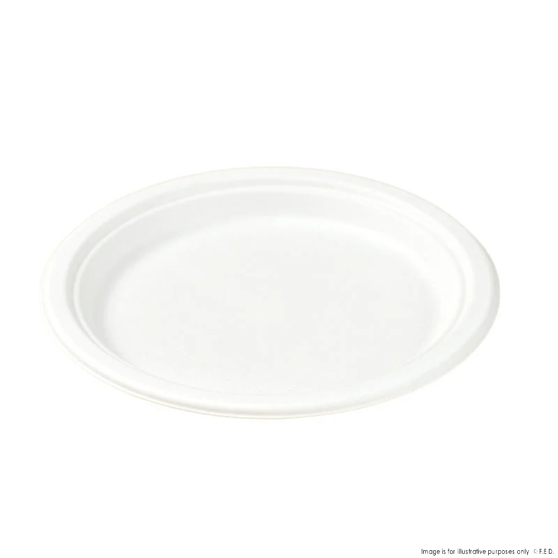 PakMax 10" Sugarcane Round Plate,Ø258*20.5mm - PL-R10