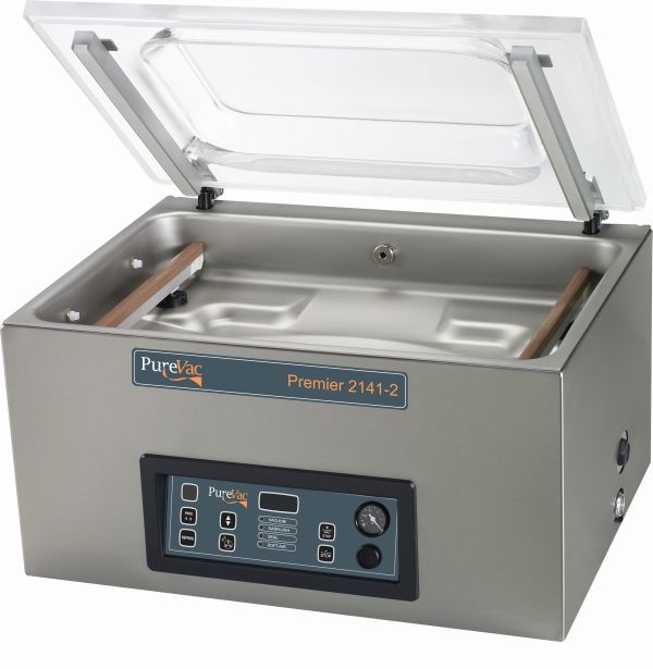 PREMIER2141-2-G - Purevac Premier 2141-2 Benchtop Vacuum Sealer with Gas Flush