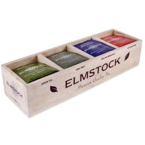Elmstock Tea Ceylon Pure Presentation Tray 4x12 Tea Bags