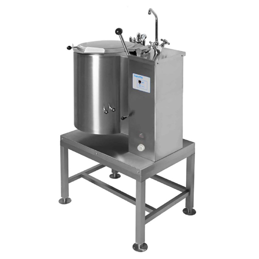 Baratta PRTI-50B Electric 52 litre Indirect Jacketed Kettle | Manual tilt - 453103812