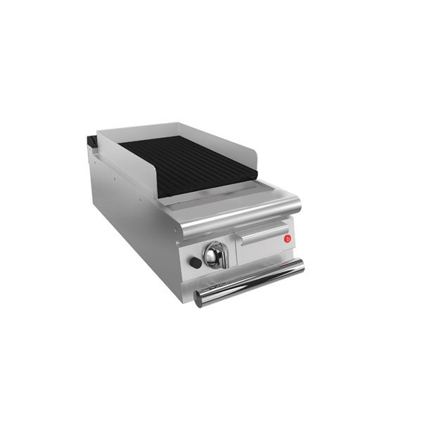 Baron Q70SGL/G403 - 400mm 1-Burner Gas Lava Rock Chargrill