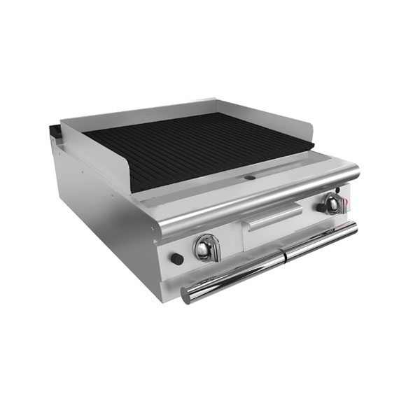 Baron Q70SGL/G803 800mm 2-Burner Gas Lava Rock Chargrill