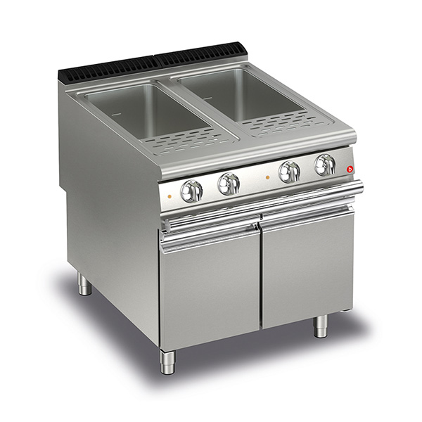 Baron Q90CP/E800 - 40+40L Double Basin Electric Pasta Cooker