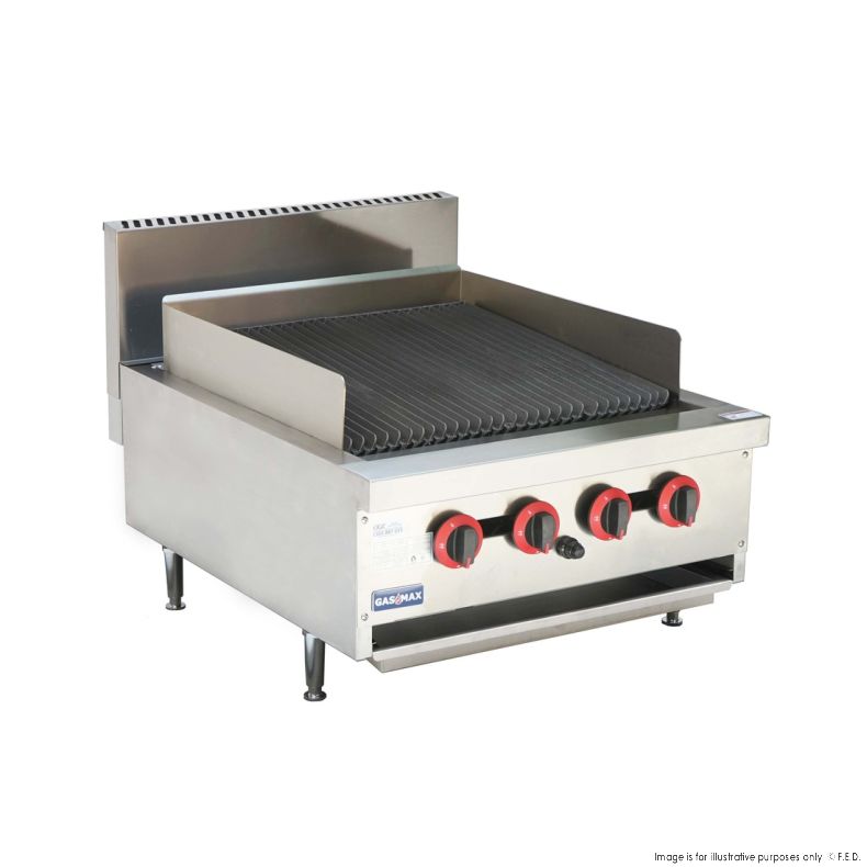 2NDs: Gasmax Natural Gas 4 Burner Char Grill Top - QR-24E-NSW2167