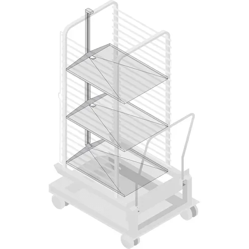 60.75.107 - Fat drain kit for Mobile oven rack 20-1_1 in conjunction with integrated grease