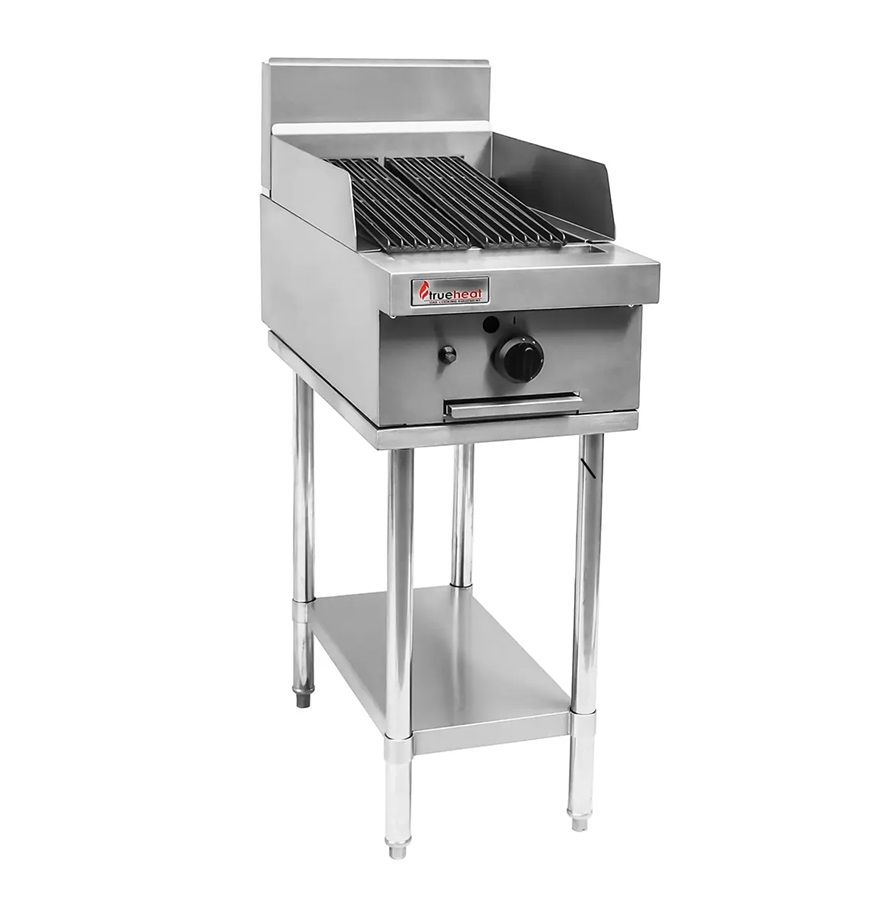 RCB4-LP-STD4-KIT - Trueheat 400mm Barbecue supplied with stand and regulator LP