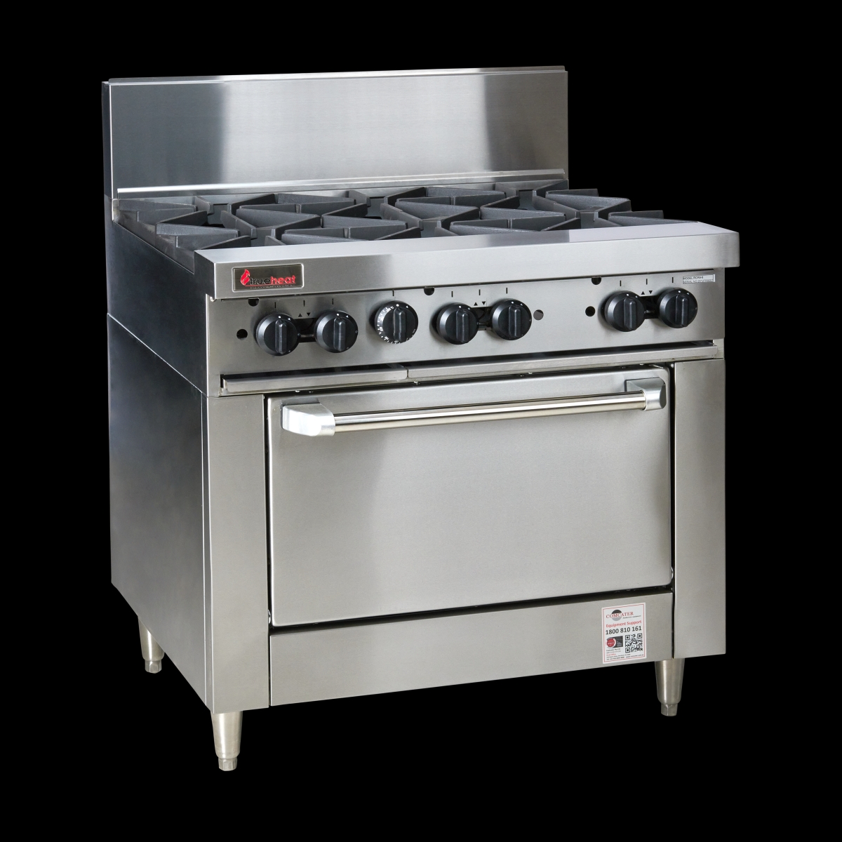 RCR9-6-NG - Trueheat RC Series 900mm Range 6 Open Burners NG
