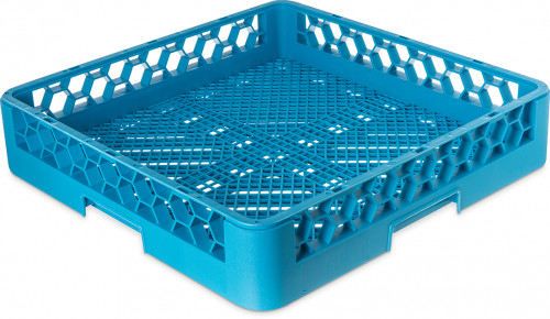 RF14 Carlisle OptiClean™ Blue Flatware Rack 500mm x 500mm x 102mm. 464mm compartment
