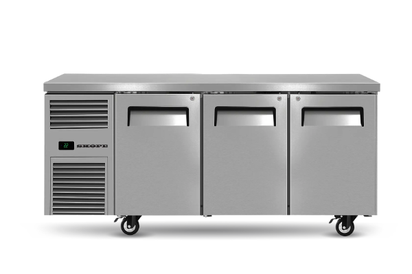 Skope ReFlex 3 Solid Door Underbench GN 1/1 Compatible Fridge STAINLESS STEEL