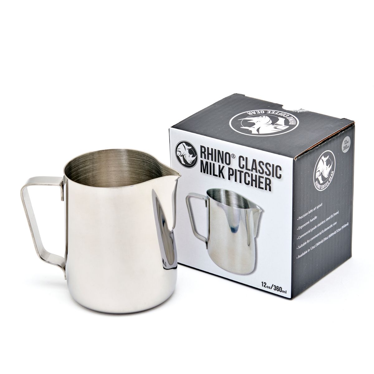 Rhino Classic Milk Pitcher 360ml