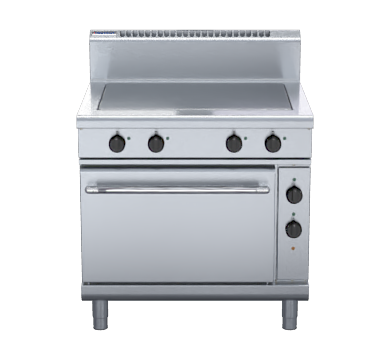 Waldorf 800 Series RN8114E - 900mm Electric Solid Top Static Oven Range