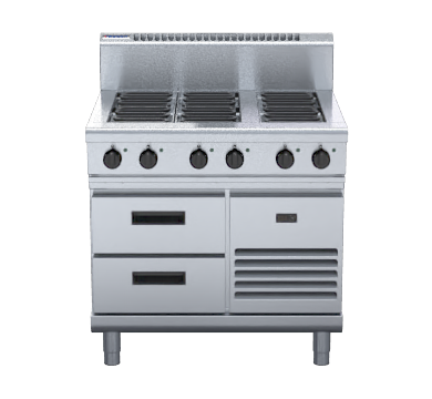 Waldorf 800 Series RN8600E-RB - 900mm Electric Cooktop  Refrigerated Base