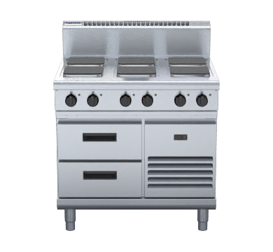 Waldorf 800 Series RN8600SE-RB - 900mm Electric Cooktop Sealed Hobs - Refrigerated Base