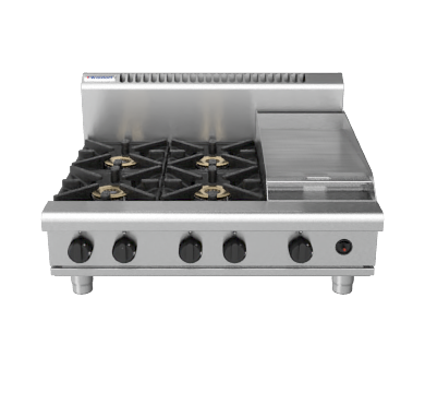 Waldorf 800 Series RN8603G-B - 900mm Gas Cooktop  Bench Model