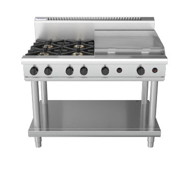 Waldorf 800 Series RN8806G-LS - 1200mm Gas Cooktop  Leg Stand