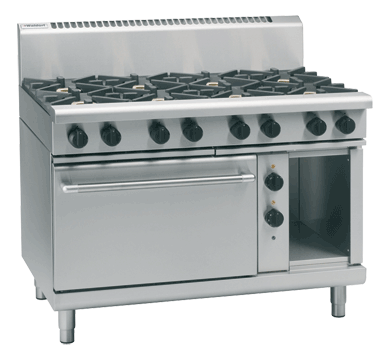 Waldorf 800 Series RNL8810GE - 1200mm Gas Range Electric Static Oven Low Back Version