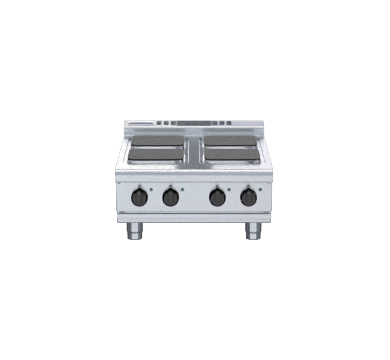 Waldorf 800 Series RNL8400SE-B- 600mm Electric Cooktop Sealed Hobs  Low Back Version - Bench Model