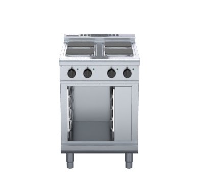 Waldorf 800 Series RNL8400SE-CB- 600mm Electric Cooktop Sealed Hobs  Low Back Version - Cabinet Base