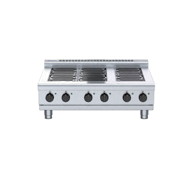 Waldorf 800 Series RNL8600E-B - 900mm Electric Cooktop Low Back Version  Bench Model