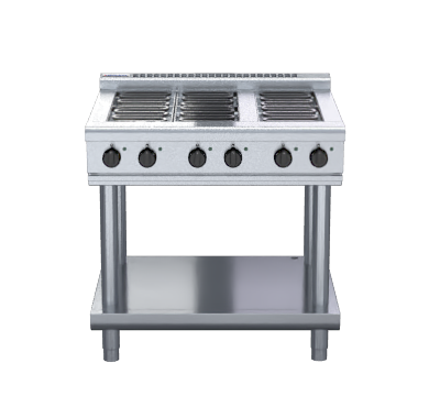 Waldorf 800 Series RNL8600E-LS - 900mm Electric Cooktop Low Back Version  Leg Stand