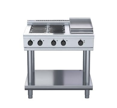 Waldorf 800 Series RNL8603E-LS - 900mm Electric Cooktop Low Back Version  Leg Stand