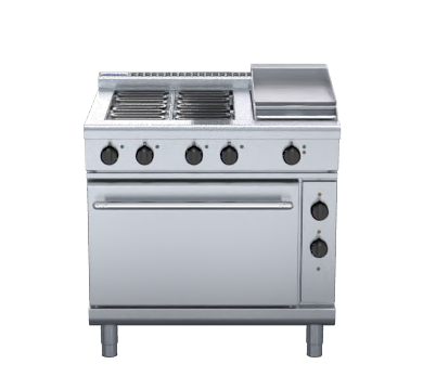 Waldorf 800 Series RNL8613E - 900mm Electric Range Static Oven Low Back Version