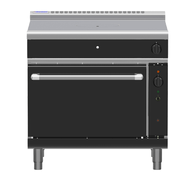 Waldorf Bold RNB8110GC - 900mm Gas Target Top Convection Oven Range